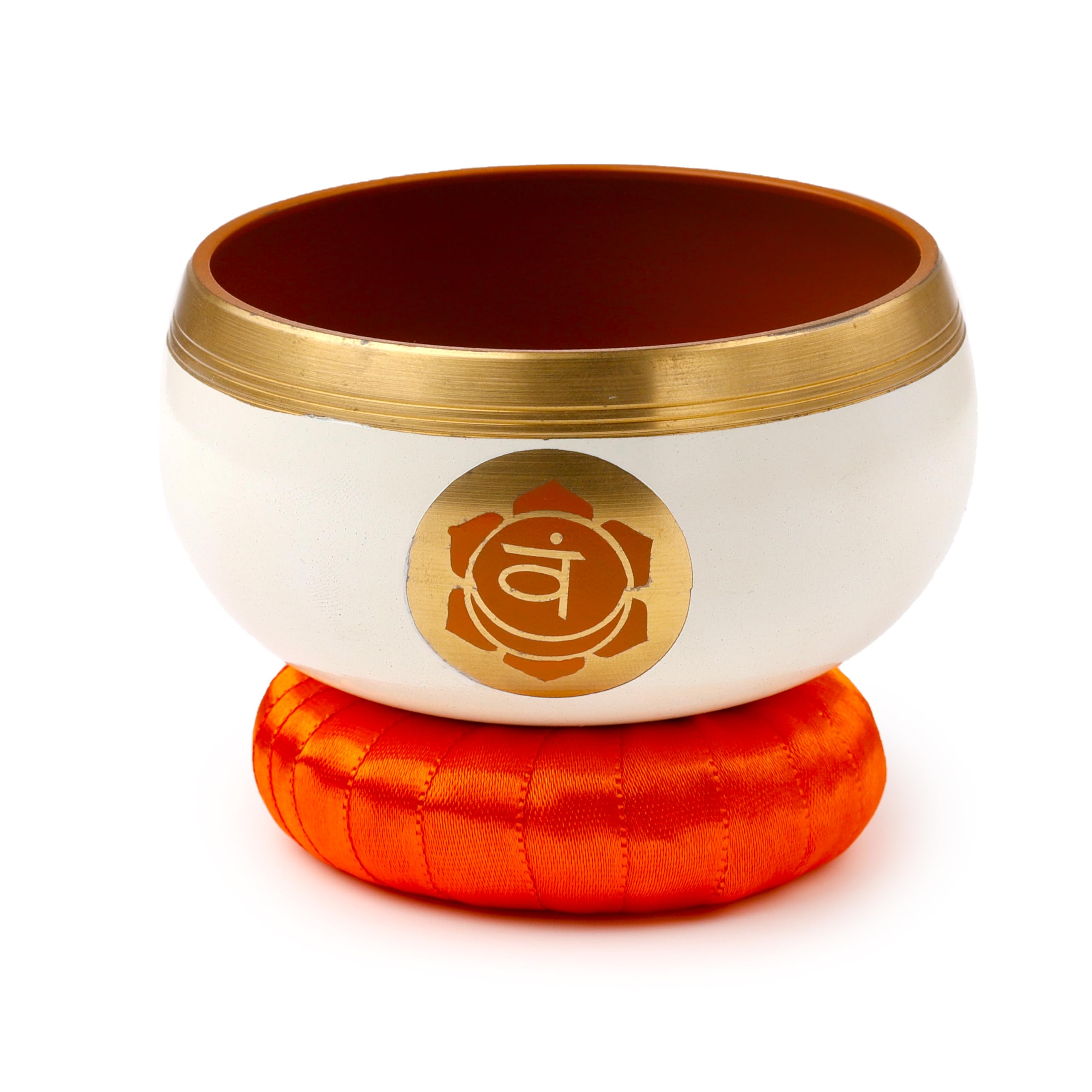 Puckator Sing07 Singing Bowl Orange Chakra