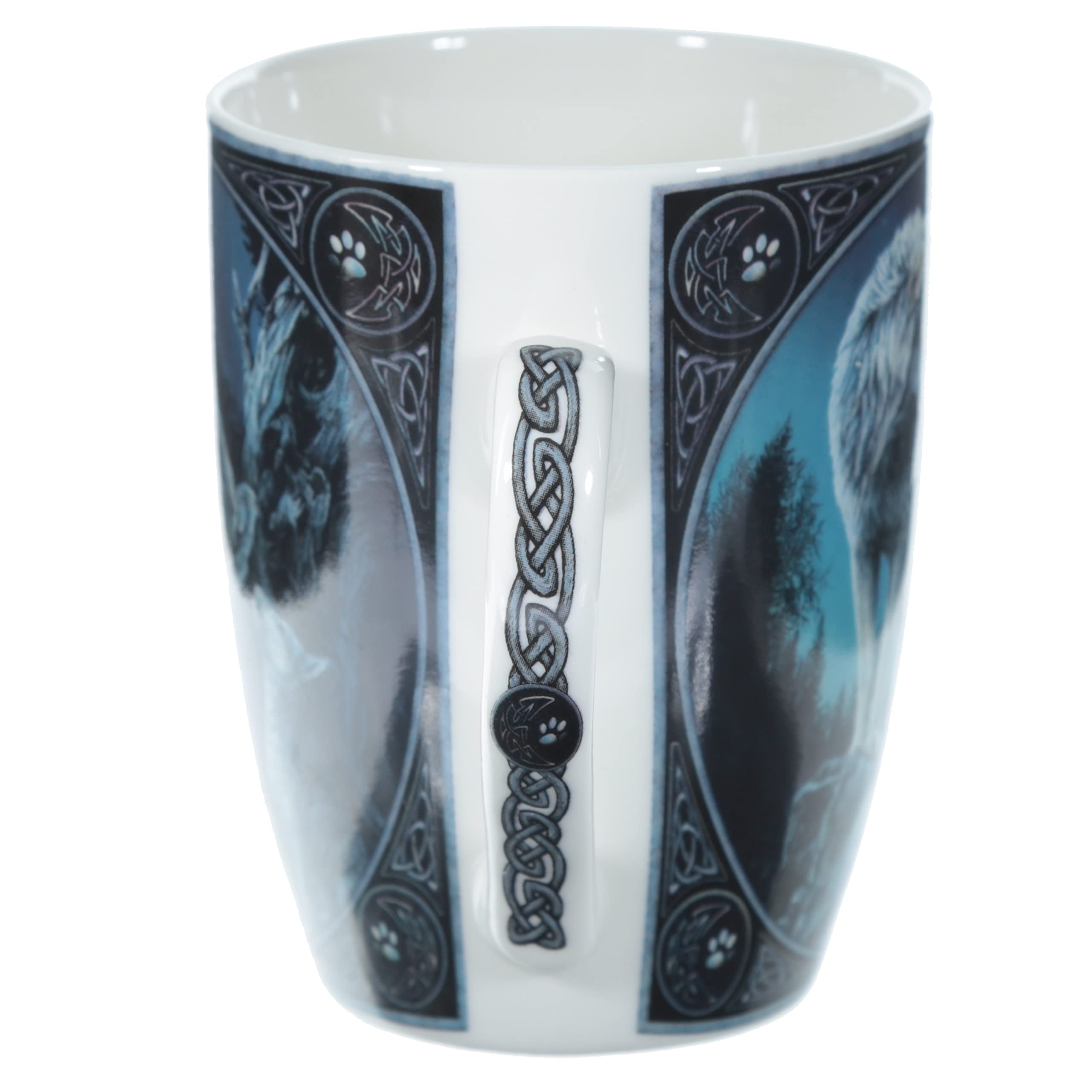Puckator Lisa Parker Guidance Wolf Design Porcelain Mug Funny Home Accessories Cute Gifts For Girlfriend Large Mugs For Men Women Hot Drinks Cute Cups Presents Secret Santa Gift Cup Set