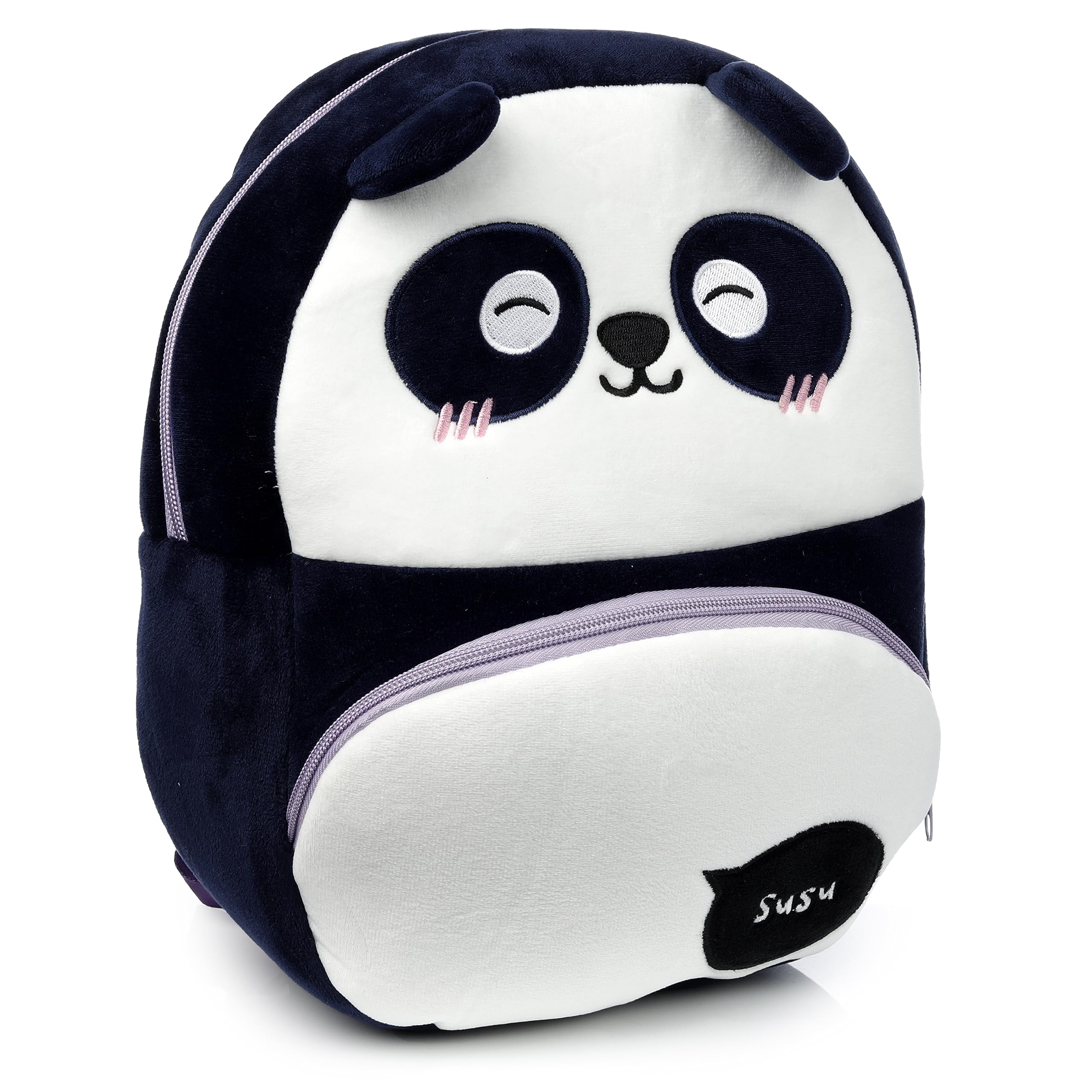 Puckator Adoramals Susu The Panda Plush Rucksack Backpack Childrens Backpacks Small Luggage Bag Travel Backpack Backpack For School Toddler Kids Backpack Cute Bags Nursery Backpack