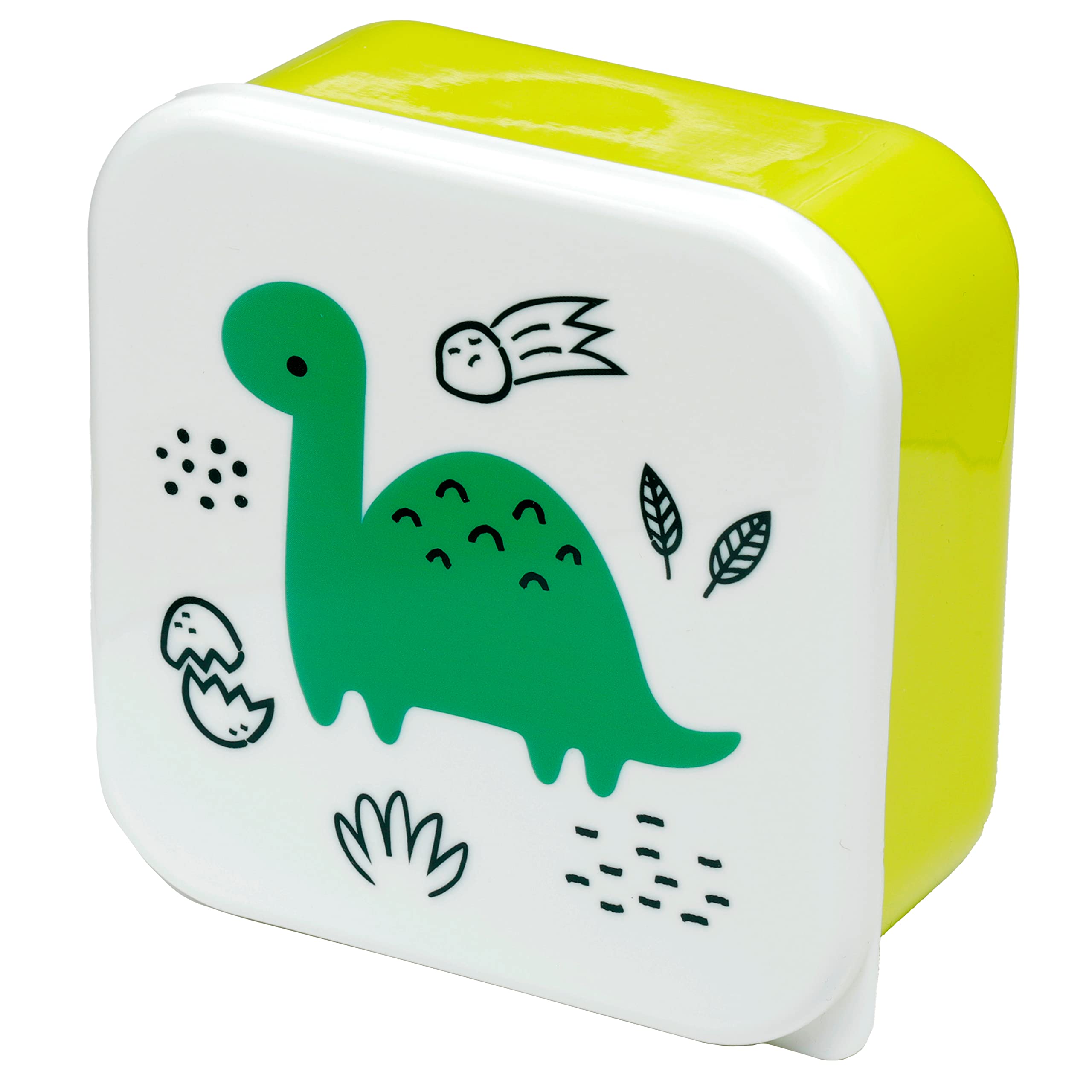 Puckator Dinosauria Jr Set Of 3 Lunch Box Snack Storage Sml Lunchbox With Multi Compartments Small Food Containers For Adults And Kids Girls Boys Lunchbox Food Prep With Lids
