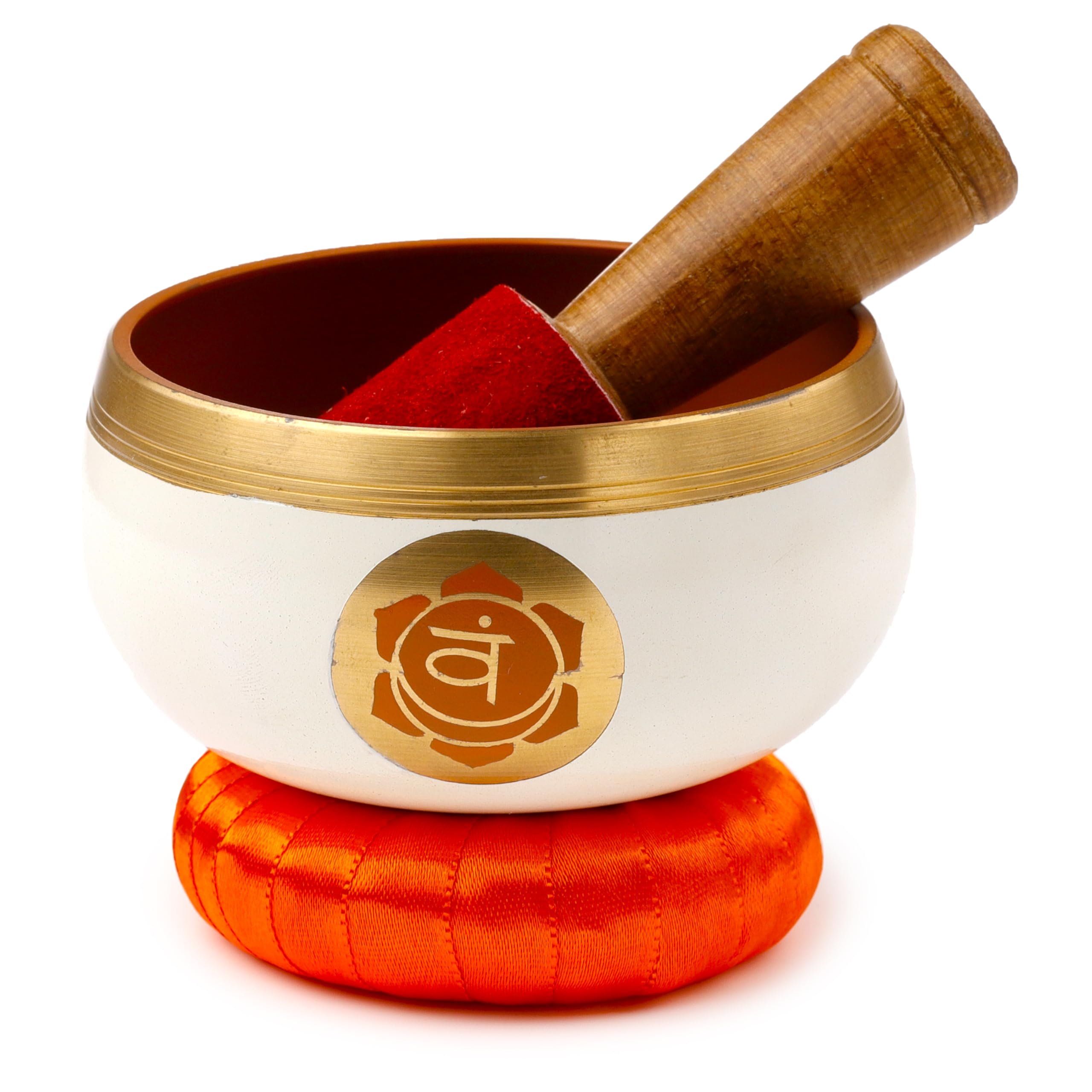 Puckator Sing07 Singing Bowl Orange Chakra