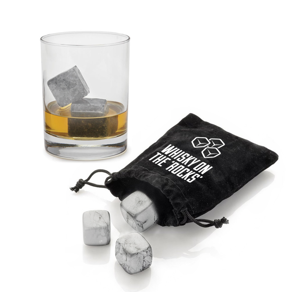 Granite Whiskey Ice Cooler Stones (Reuseable)
