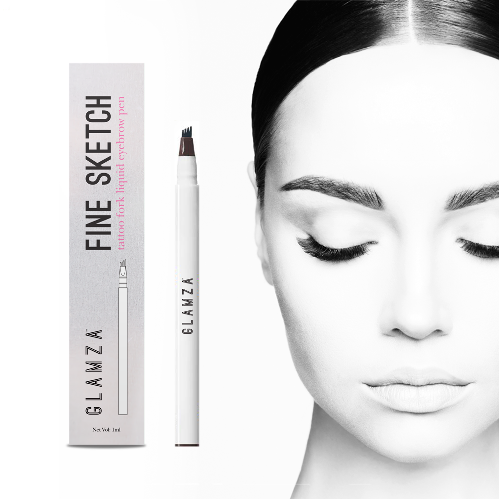 Glamza Fine Sketch Tattoo Fork Liquid Eyebrow Pen