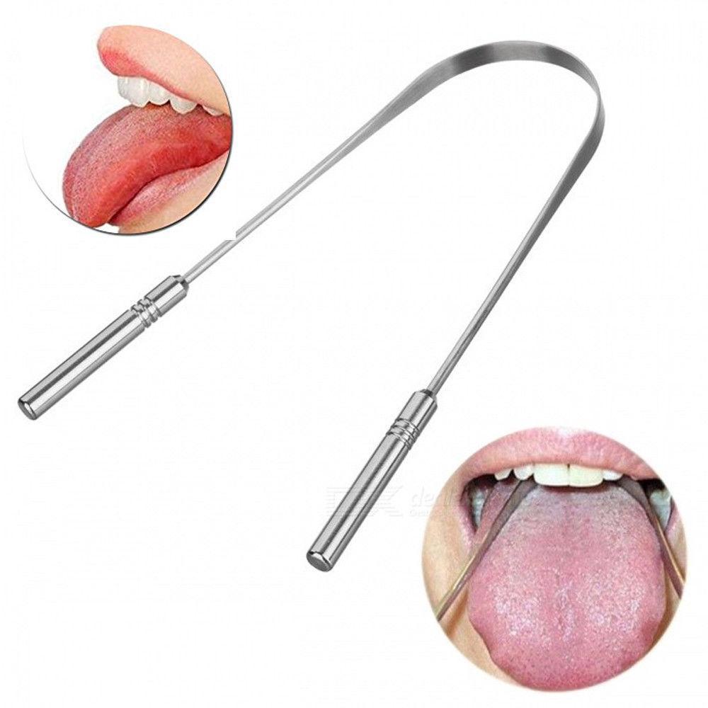 Glamza Stainless Steel Tongue Scraper