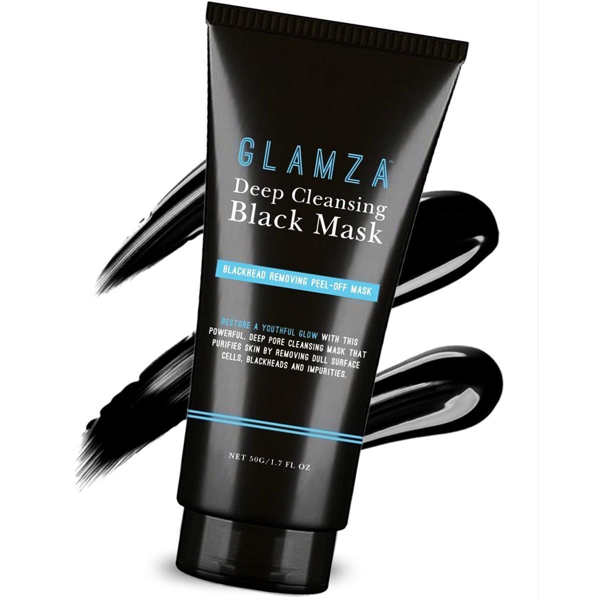 Glamza Blackhead Removing Peel Off Masks – Deep Cleansing & Pore Purifying
