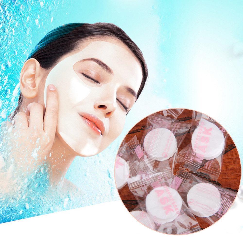 100 Glamza Compressed Face Masks – DIY Facial Sheet Masks for Skincare