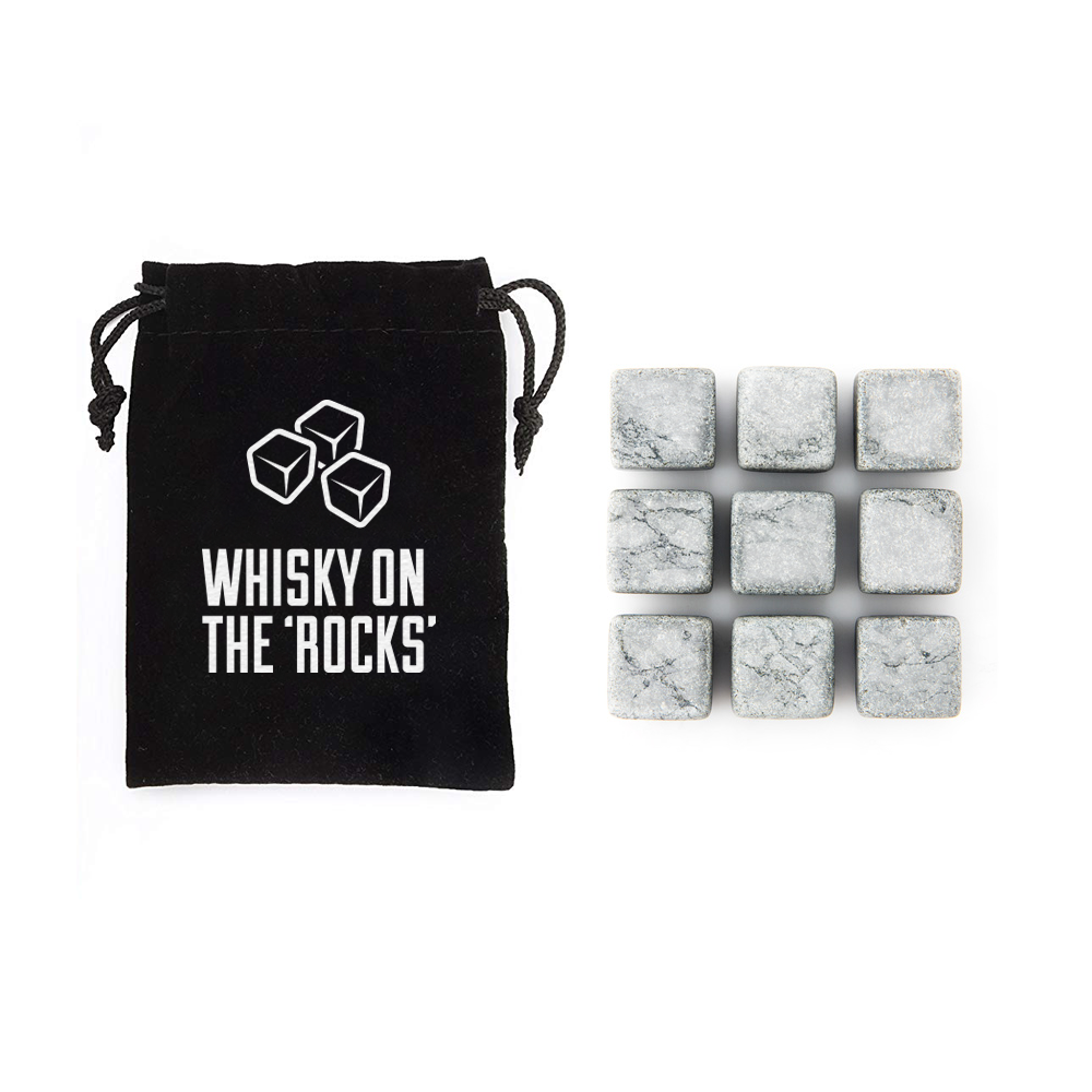 Granite Whiskey Ice Cooler Stones (Reuseable)
