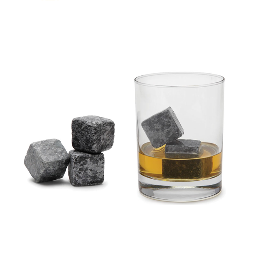 Granite Whiskey Ice Cooler Stones (Reuseable)