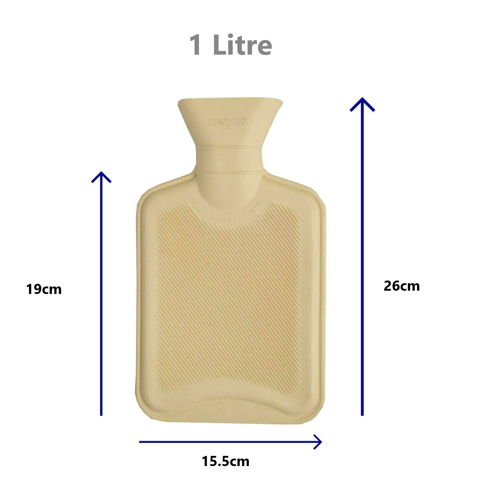 Generise 1 Litre Hot Water Bottle RANDOM COLOUR