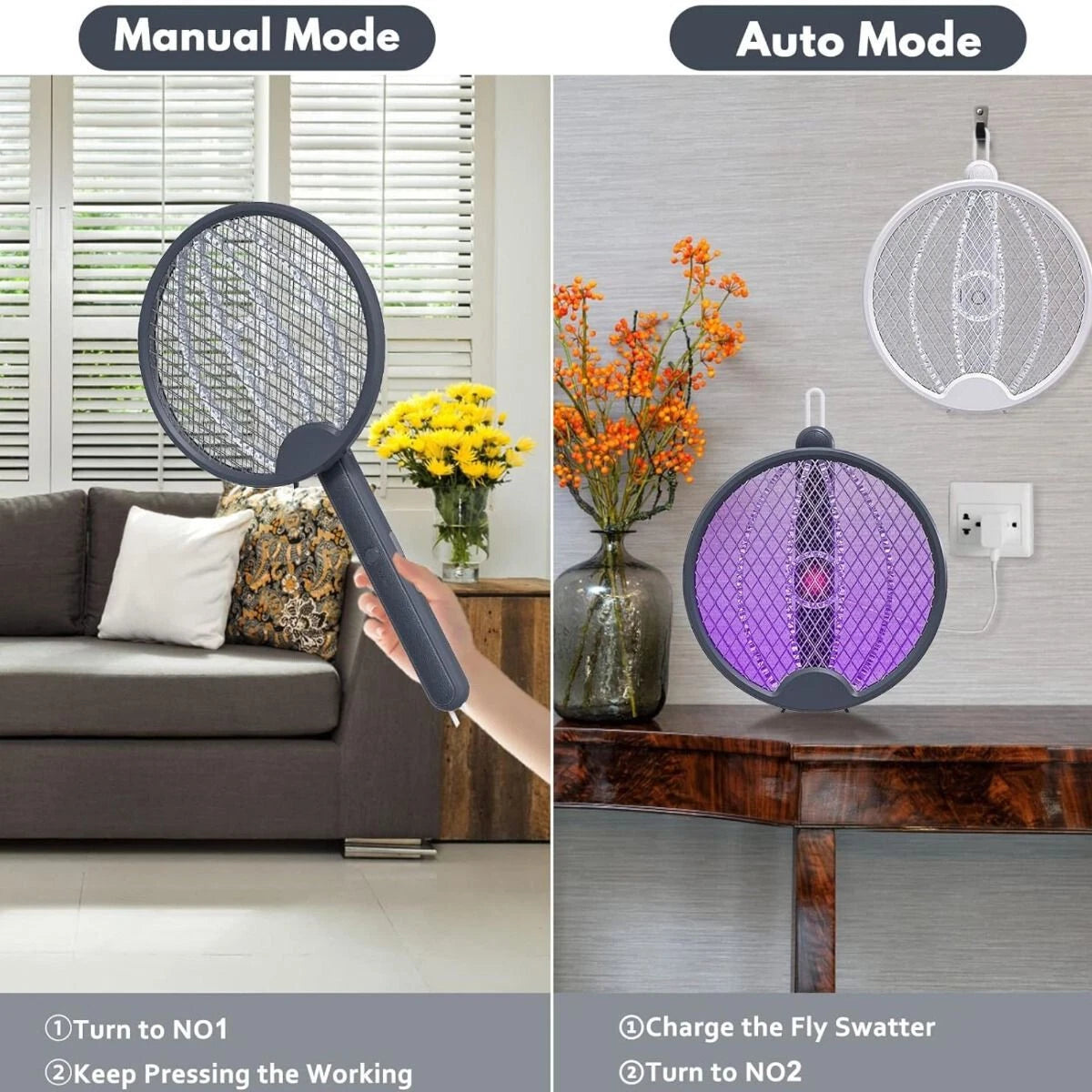 Ashley Folding Rechargeable Fly/Bug Zapper