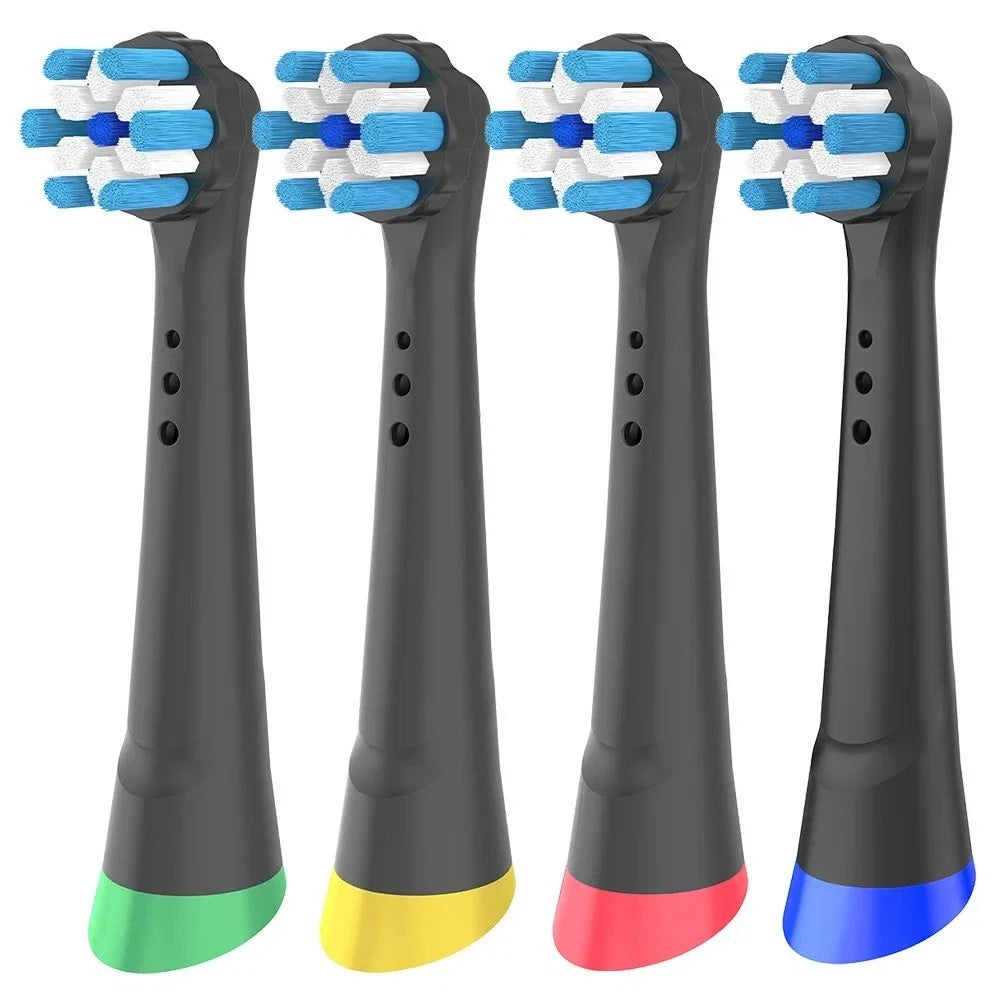Glamza Oral B 'IO Series' compatible Soft Bristles toothbrush - Black or White