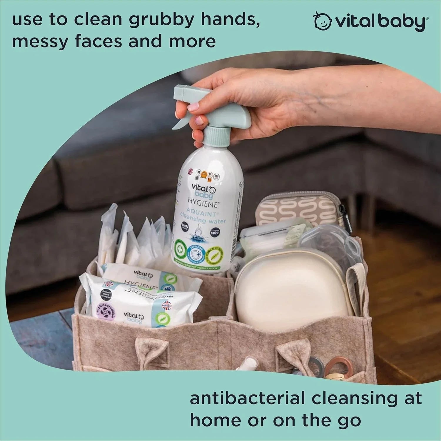 Vital Baby Aquaint Cleansing Water 500ml